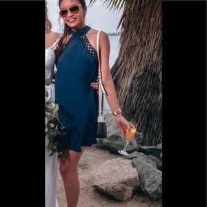 Lulus: Lace Halter Dress